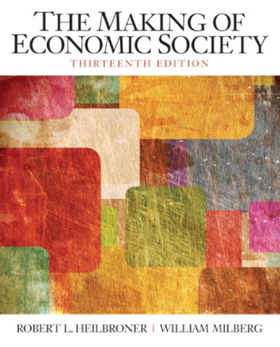 The Making of the Economic Society