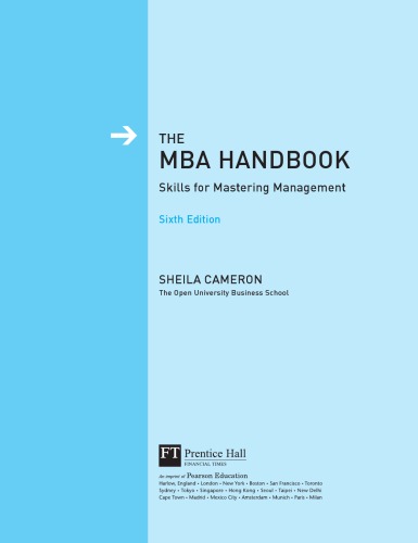 The MBA Handbook