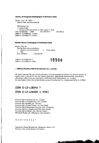 Optical Fiber Communications