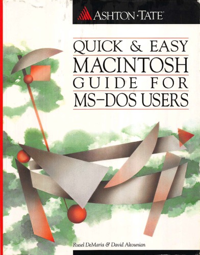 Quick &amp; Easy Macintosh Guide For Ms Dos Users