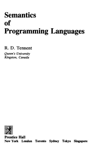 Semantics Programming Languages