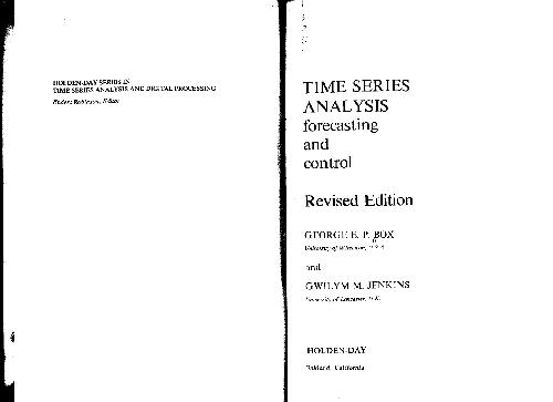 Time Series Analysis