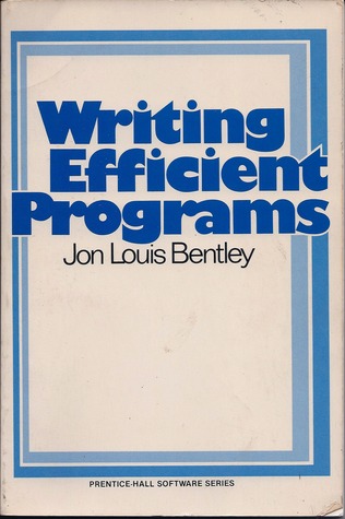 Writing Efficient Programs