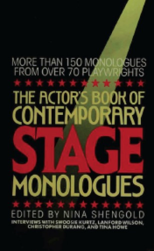 The Actor's Book of Contemporary Stage Monologues