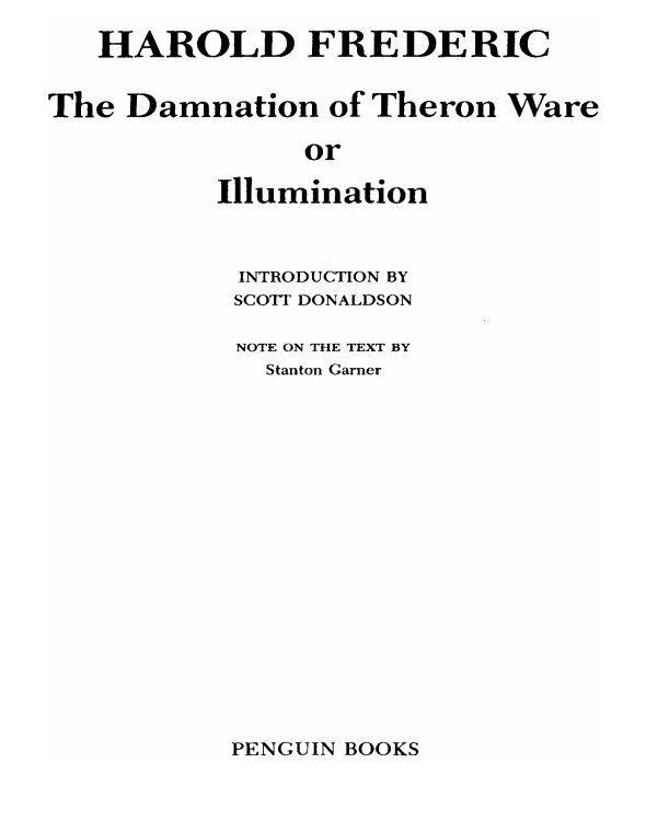 The Damnation of Theron Ware