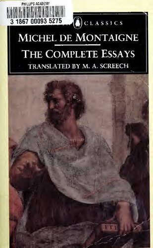 Michel de Montaigne - The Complete Essays (Penguin Classics)