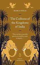 The Customs of the Kingdoms of India