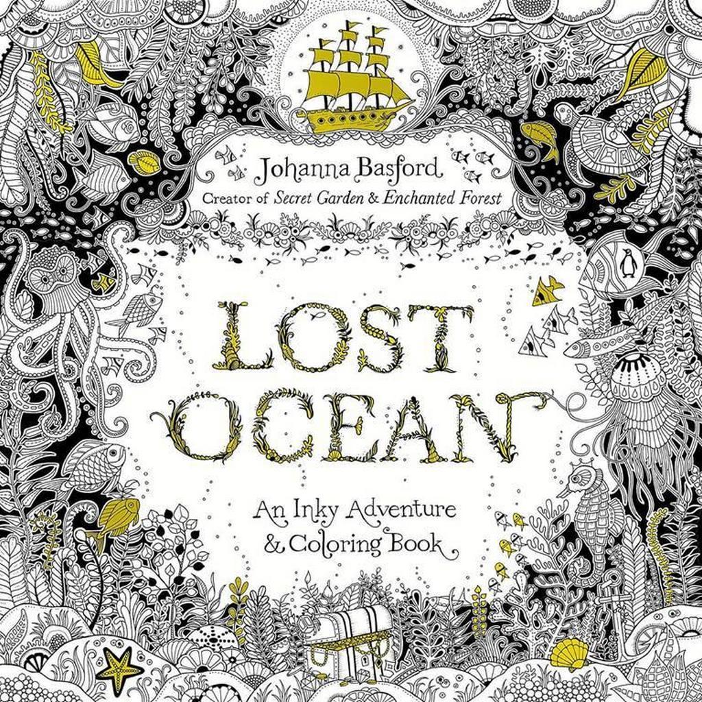 Lost Ocean: An Inky Adventure and Coloring Book for Adults (PENGUIN BOOKS)