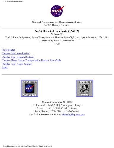 NASA Historical Data Book