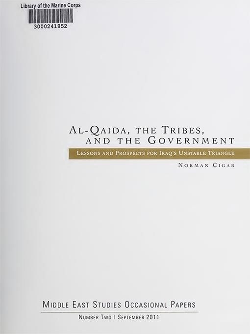 Al-Qaida, the Tribes, and the Government