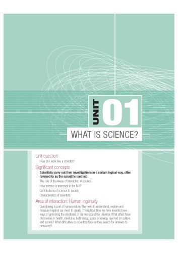 Science for the international student. 1