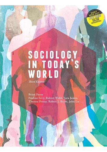 Sociology in Today's World with Online Study Tools 12 months