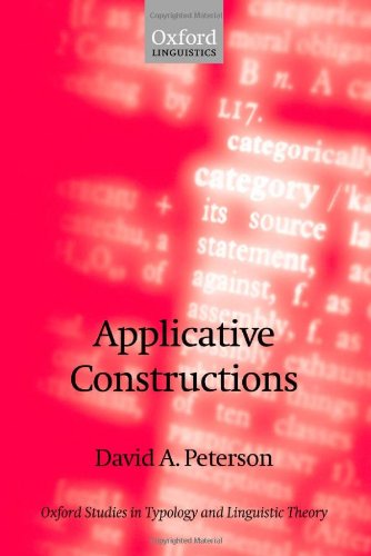 Applicative constructions