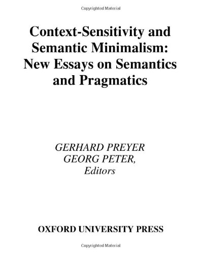 Context-Sensitivity and Semantic Minimalism