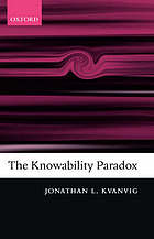 The Knowability Paradox