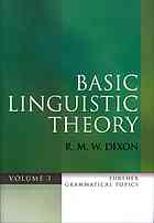 Basic Linguistic Theory Volume 3