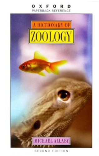 A Dictionary Of Zoology