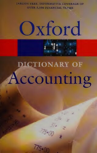 A Dictionary of Accounting