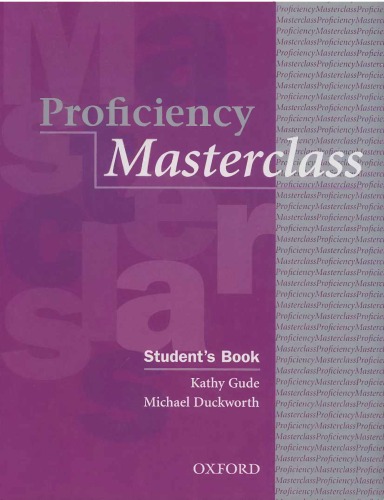 Proficiency Masterclass, Student's Book