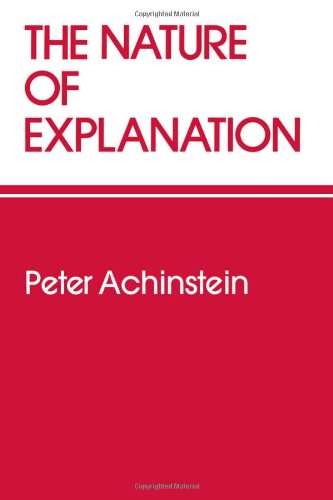 The Nature Of Explanation