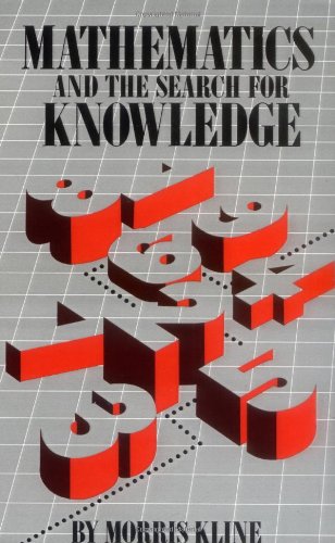 Mathematics and the Search for Knowledge