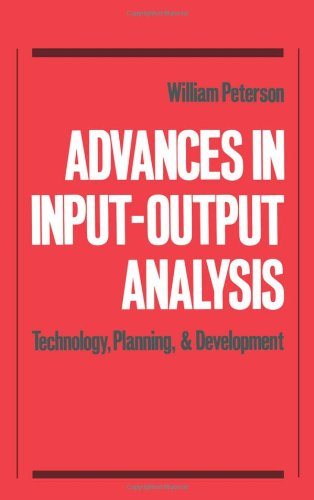 Advances in Input-Output Analysis