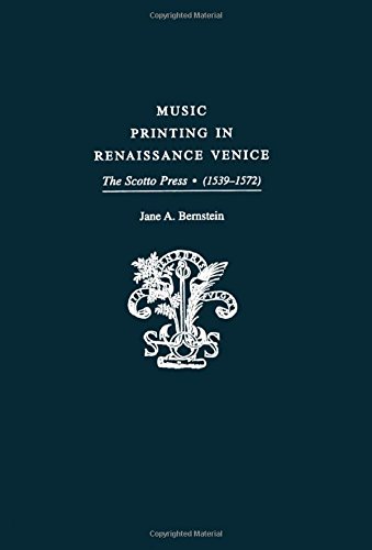 Music Printing In Renaissance Venice