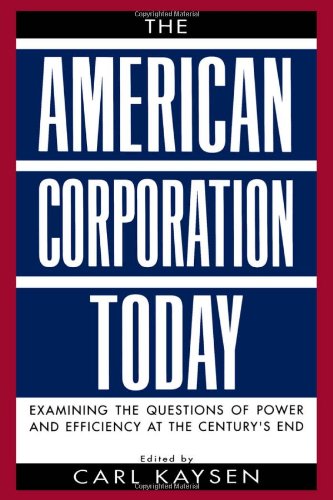 The American Corporation Today