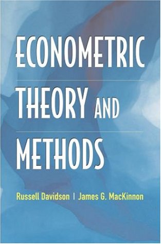 Econometric Theory and Methods