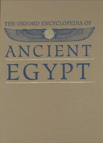 The Oxford Encyclopedia of Ancient Egypt