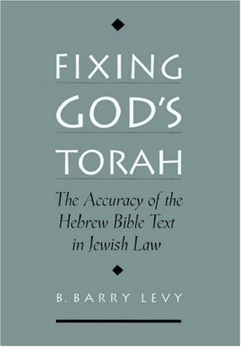 Fixing God's Torah