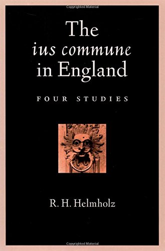 The Ius Commune in England