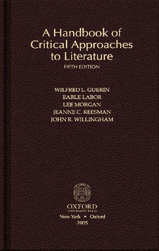 A Handbook of Critical Approaches to Literature