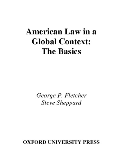 American Law in a Global Context