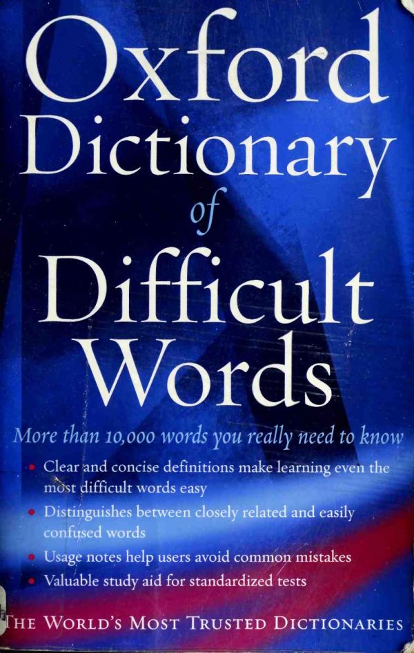 The Oxford Dictionary of Difficult Words