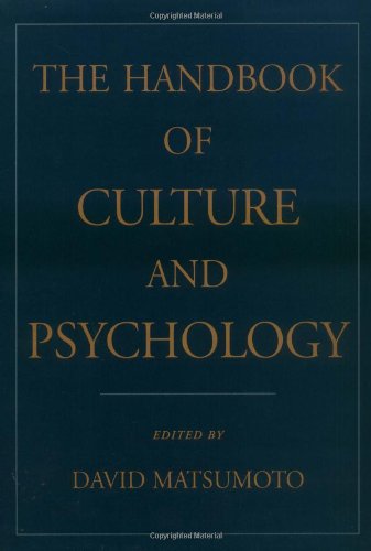 The handbook of culture & psychology