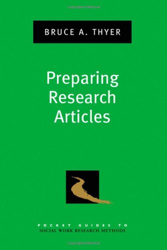 Preparing Research Articles