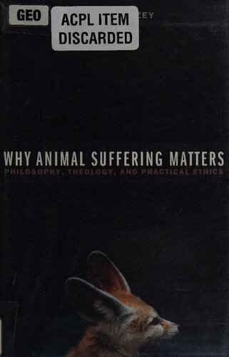 Why Animal Suffering Matters