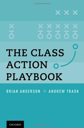 The Class Action Playbook [With CDROM]