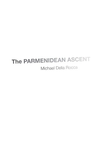 The Parmenidean Ascent