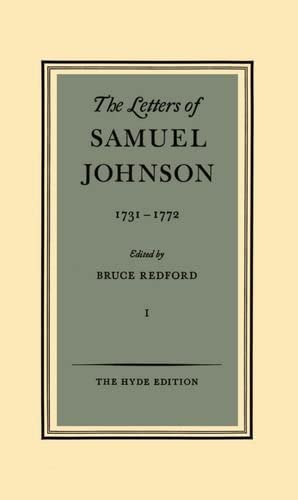 Letters of Samuel Johnson (Vol 1)