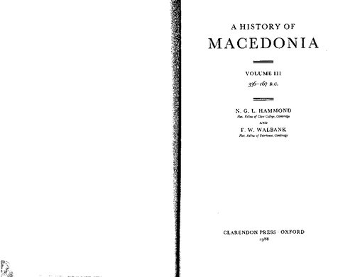 A History of Macedonia