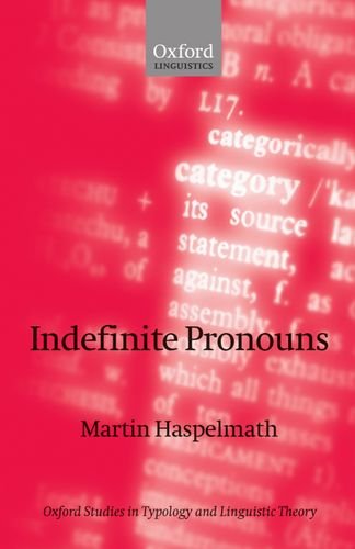 Indefinite Pronouns