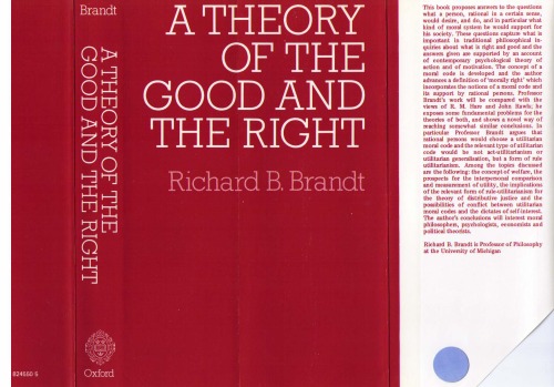 A Theory of the Good and the Right