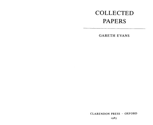 Collected Papers