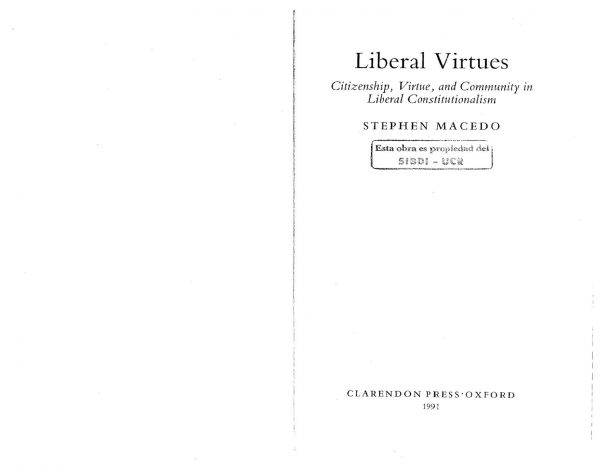 Liberal Virtues