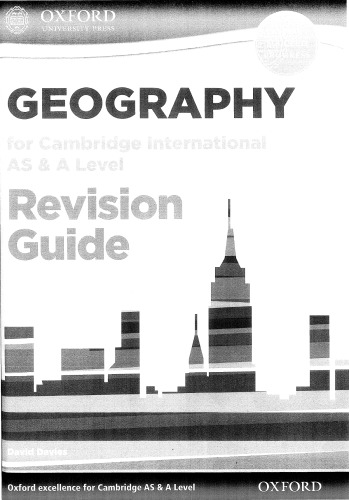 Geography for Cambridge International as and a Level Revision Guide