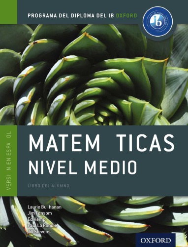 Ib Matematicas Nivel Medio Libro del Alumno