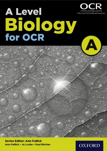 A Level Biology a for OCR Student Bookstudent Book