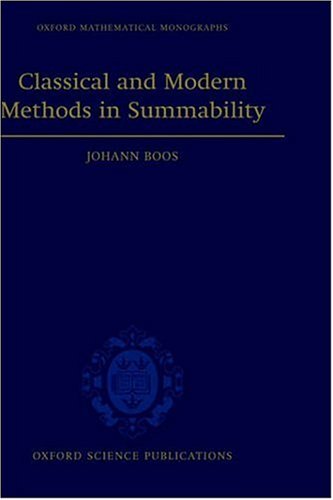 Classical and Modern Methods in Summability